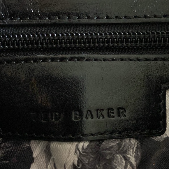 Ted Baker Black Leather Clutch - Picture 7 of 9